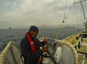 gaurav at sea