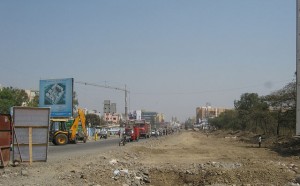 Construction on Trimbakeshwar road