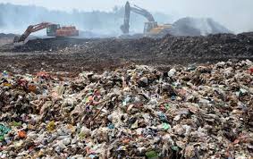 Dumping ground for waste and garbage